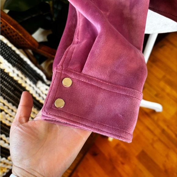 Nine West Pink Plush Jacket - Picture 5 of 8